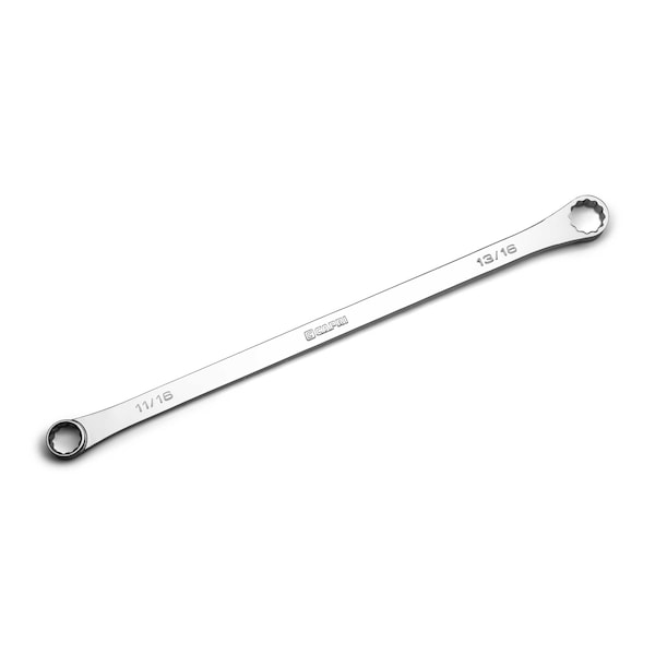 11/16 in x 13/16 in 0-Degree Offset Extra-Long Box End Wrench